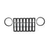 Rugged Ridge Headlight Bezels Black 97-06 Jeep Wrangler