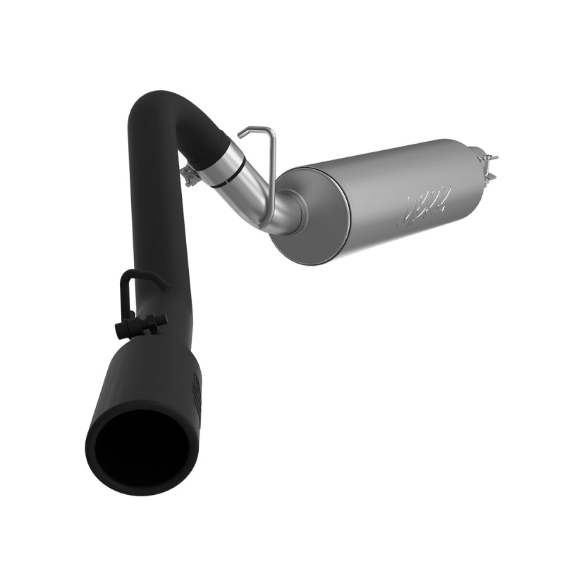 MBRP 2.5" Cat Back Single Side Black Coated Exhaust, STREET PROFILE For 97-99 Jeep Wrangler S5512BLK