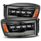 AlphaRex NOVA LED Projector Headlights Plank Style Alpha Black for 06-08 Ram 1500HD 880538