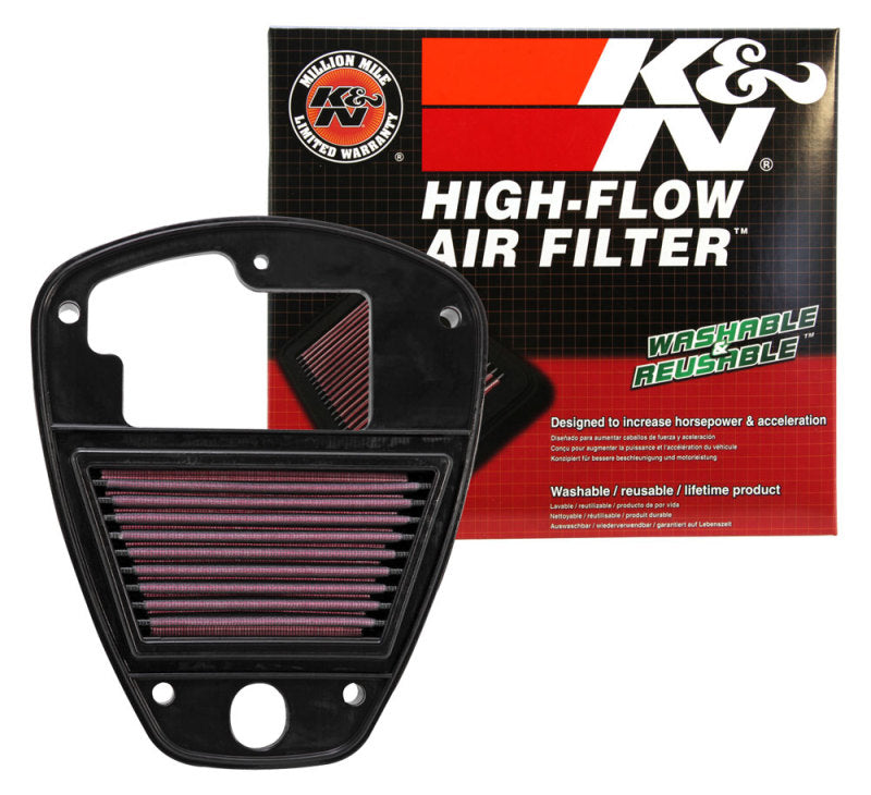 K&N Powersports Custom Replacement Air Filter High-Flow for 06-11 Kawasaki Vulcan KA-9006