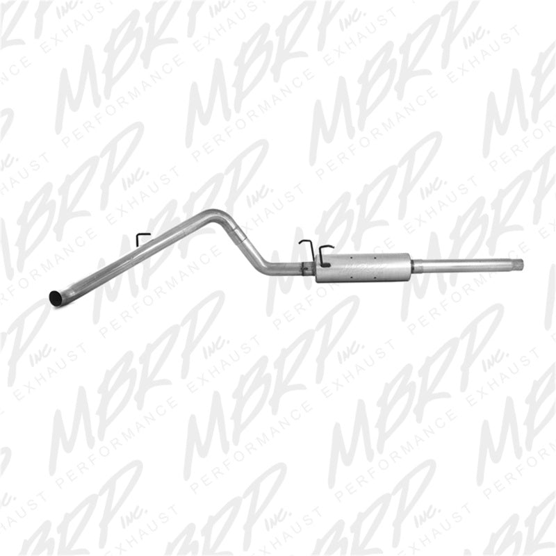 MBRP 3" Cat Back, Single Side, Aluminized Steel, 04-05 Dodge Ram Hemi 1500 5.7L SC/CC-SB S5104P