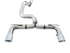 AWE Tuning Track Edition Cat-back Exhaust - Chrome Silver Tips for Ford Focus RS 3020-32030