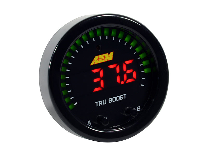 AEM X-Series Tru-Boost Gauge Controller Kit w/ 80PSIg Internal MAP Sensor - 30-0352