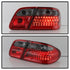 Xtune Mercedes Benz W210 E-Class 96-02 LED Tail Lights Red Smoke ALT-CL-MBW210-LED-RSM