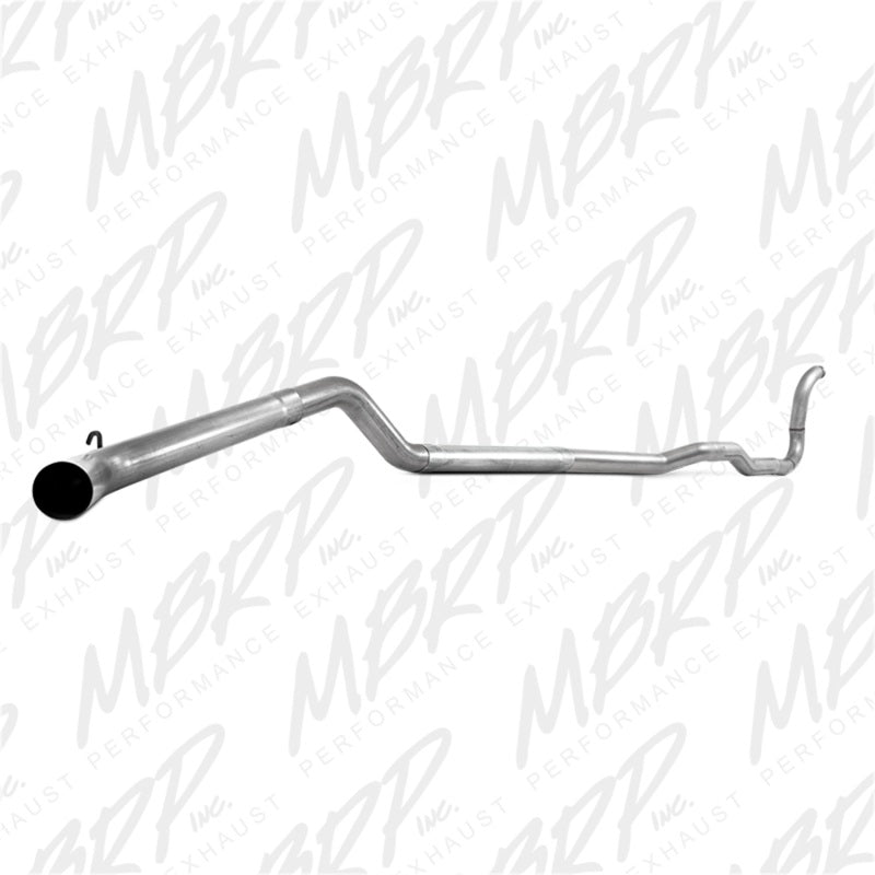 MBRP 4" AL Turbo Back Single Side Exit(4WD only)No Muffler For 88-93 2500/3500 Cummins - S6150PLM