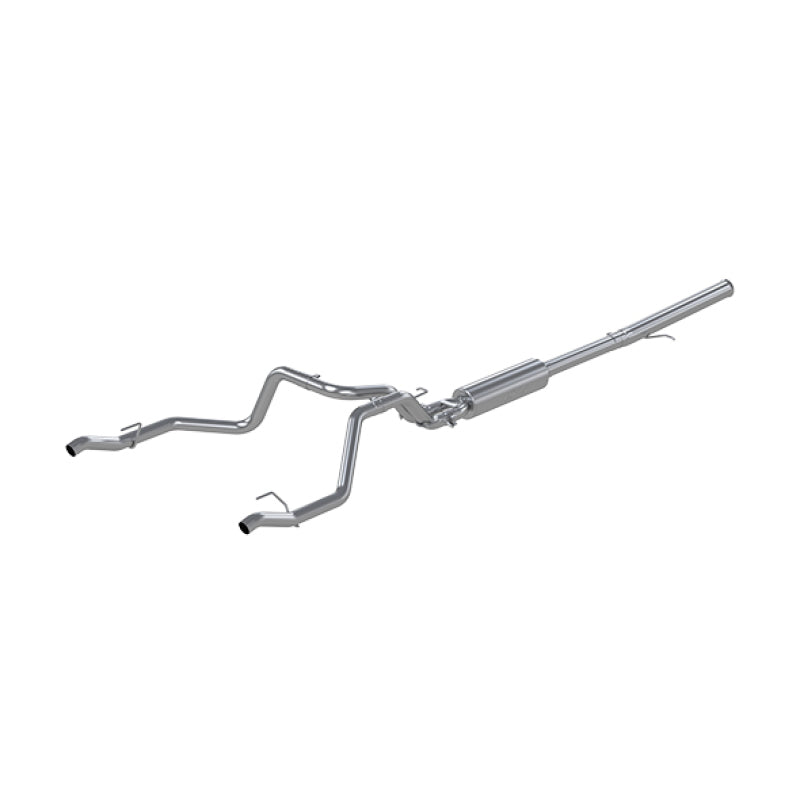 MBRP 2.5" Cat Back, Dual Rear 19-Up Chevy Silverado 1500 6.2L T304 Stainless Steel S5065304