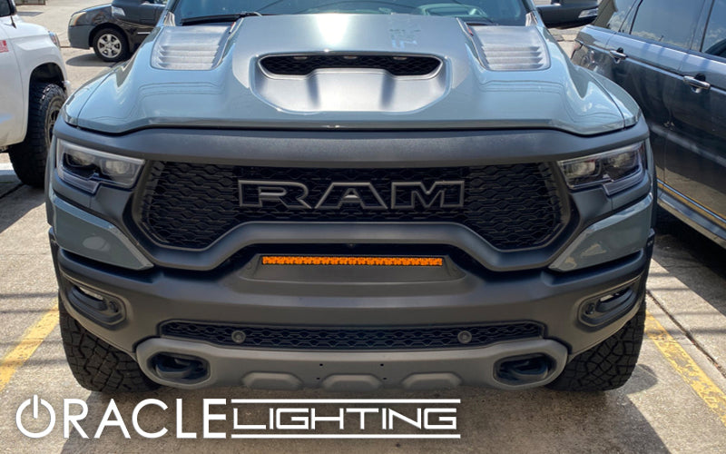 ORACLE Lighting Front Bumper Flush Amber LED Light Bar System for 19-22 RAM Rebel/TRX 5885-005
