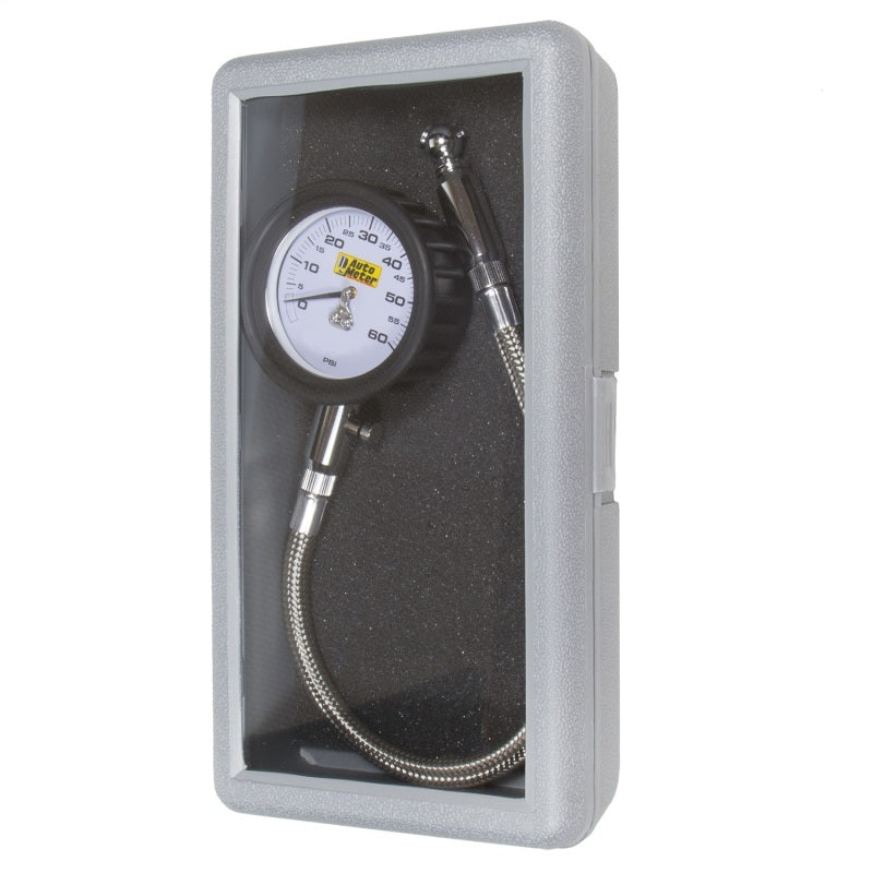 Autometer NASCAR Performance 0-60PSI Lo-Pressure Tire Pressure Gauge - 2160