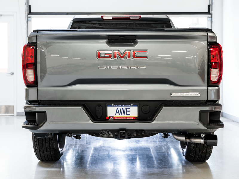 AWE Tuning Diamond Black Tips 0FG Catback Dual Side Exit Exhaust 3015-23208