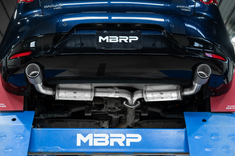 MBRP Dual Rear Exit Street Profile 19-23 Mazda 3