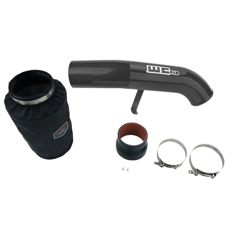 Wehrli 01-04 Chevrolet 6.6L LB7 Duramax 4in Intake Kit - WCFab Grey