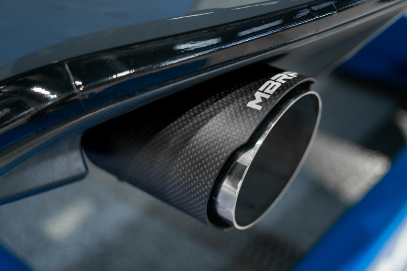 MBRP Dual Split Rear Exit Exhaust, 19-21 VW Jetta GLI T304 3" Cat-Back, Carbon Fiber Tips S46083CF