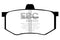 EBC 08-16 Mitsubishi Lancer Evo 10 2.0 Turbo (1 piece rotor) Ultimax2 Rear Brake Pads