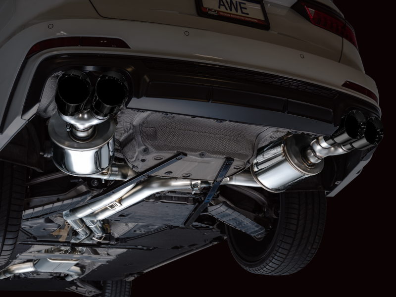 AWE Tuning Touring Edition Exhaust for Audi C8 S6/S7 Diamond Black Tips Diamond Black Tips 3015-43107