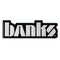 Banks Power 4.5"/6.5" wide acrylic embossed decal Small Urocal Black/Silver 96006