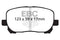 EBC 02-08 Pontiac Vibe 1.8 Redstuff Front Brake Pads