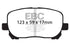EBC 02-08 Pontiac Vibe 1.8 Redstuff Front Brake Pads