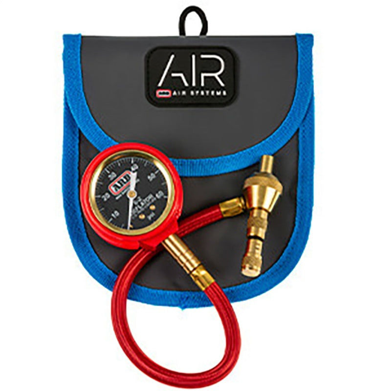 ARB E-Z Deflator Kit, Tire Deflator, Psi Gauge (Brass), Canvas Pouch ARB505