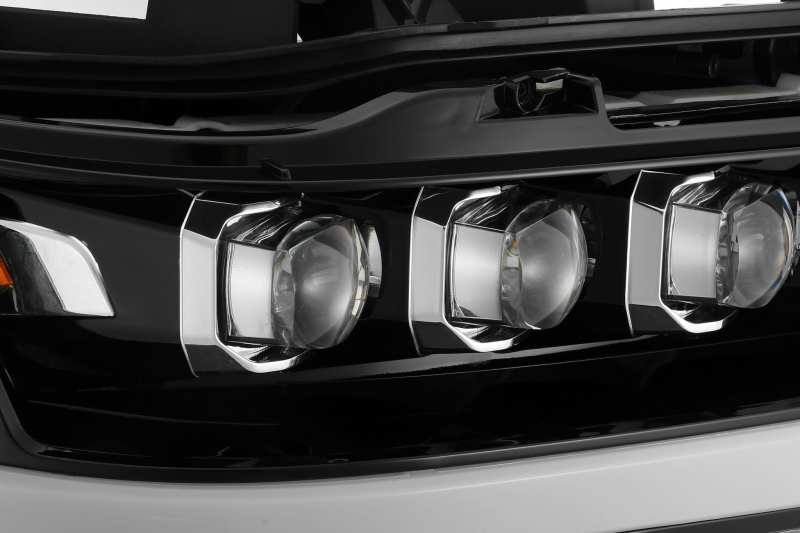 AlphaRex NOVA LED Projector Headlights Plank Style Gloss Black 19-20 Ram 1500HD 880516