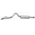 MBRP Exhaust, Single Rear Exit Aluminized for 04-06 Jeep Wrangler (TJ) Unlimited 4.0L I-6 S5520AL
