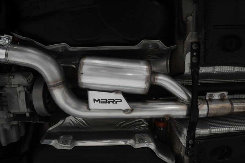 MBRP Quad Split Rear Exit 15-20 Audi S3, T304 w/ Carbon Fiber Tips (Active Exhaust) S46043CF
