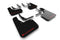 Rally Armor 2024 Hyundai Kona N Line Black UR Mud Flap - Red Logo