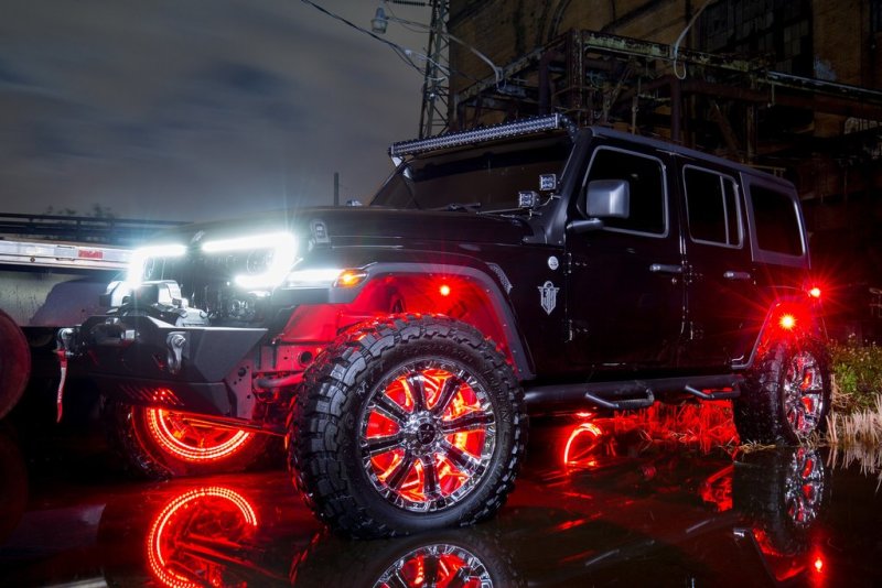 ORACLE Lighting VECTOR PRO-Series Full LED Grill for Jeep Wrangler JL/JT 5837-PRO