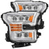 AlphaRex NOVA LED Projector Headlights Plank Style Chrome for 11-16 Ford F-350 SD 880148