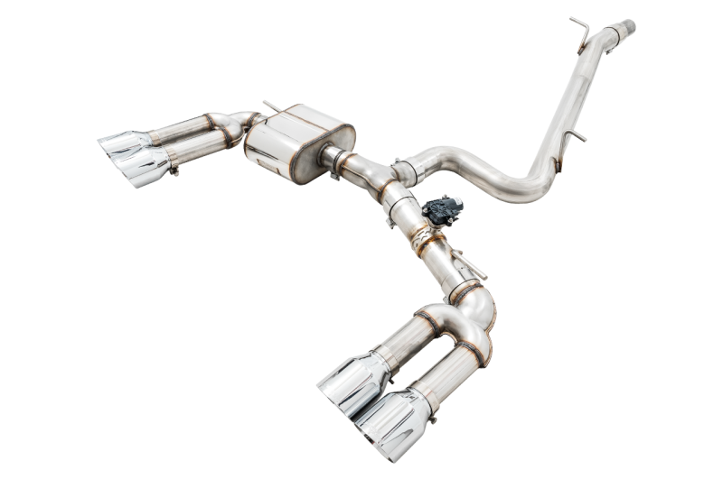 AWE Tuning SwitchPath Exhaust w/Chrome Silver Tips 102mm for Audi 8V S3 3025-42068