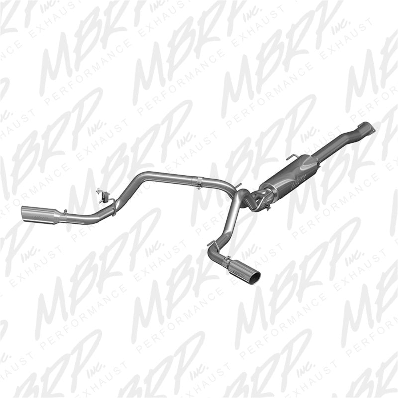 MBRP 3"Cat Back Dual Split Side Exit T409 Exhaust For 16-23 Toyota Tacoma 3.5L EC/CC S5340409