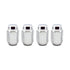 McGard Hex Lug Nut (Cone Seat) 1/2-20 / 13/16 Hex / 1.5in. Length (4-Pack) - Chrome