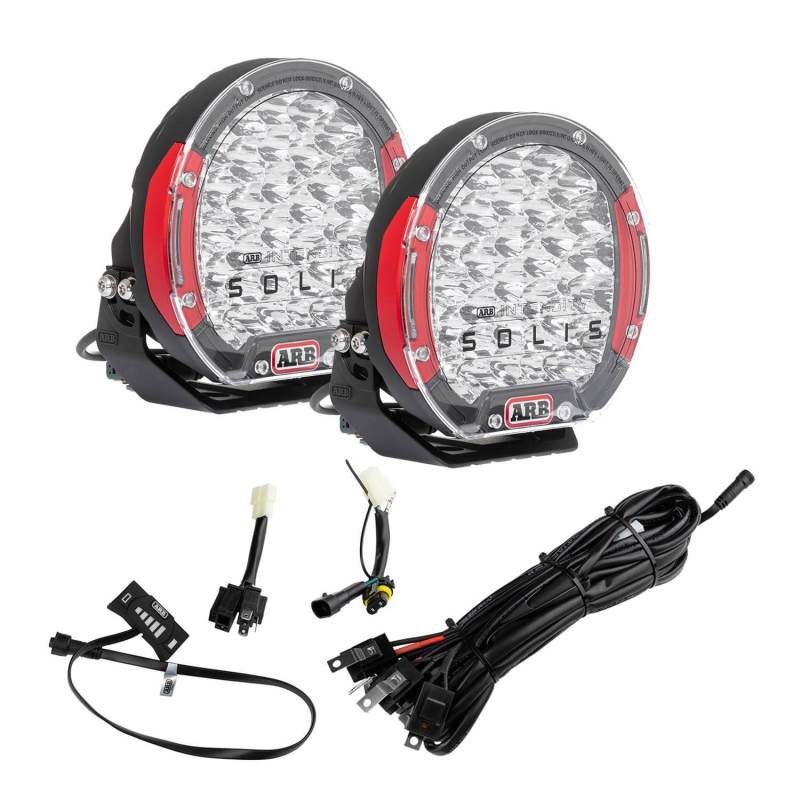 ARB Intensity SOLIS 36 2 Flood Driving Light Kit With Loom SJB36FKIT