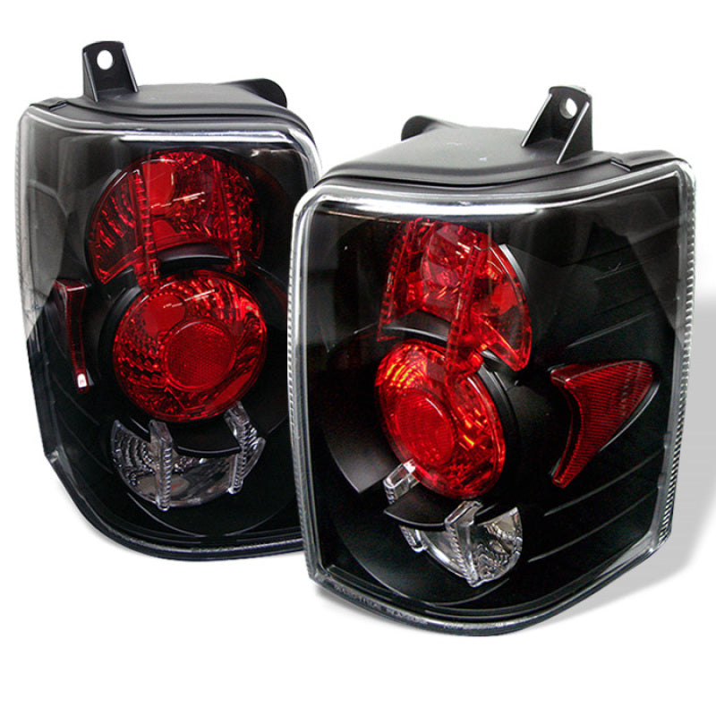 Spyder Jeep Grand Cherokee 93-98 Euro Style Tail Lights Black ALT-YD-JGC93-BK