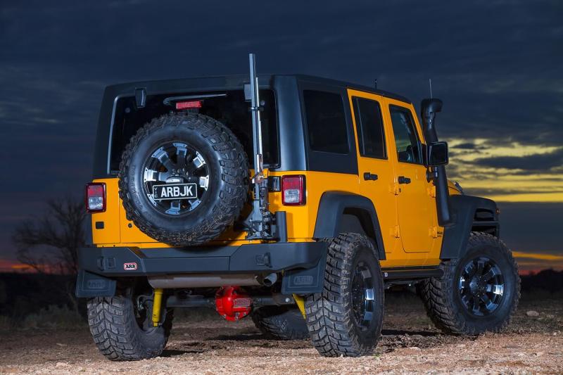 ARB Textured Black Rear Bumper Bar For Jk Jeep - 5650360