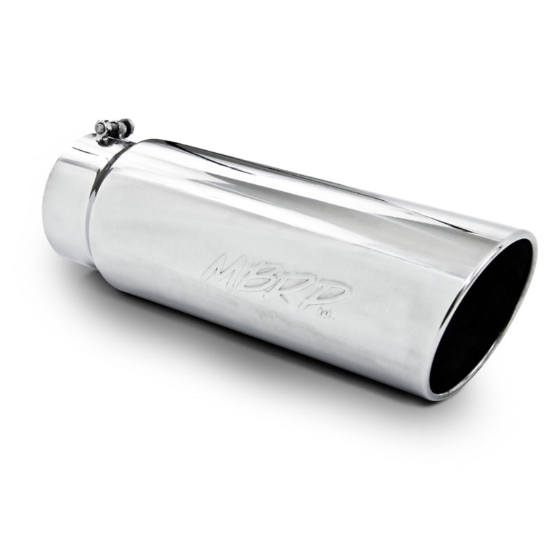 MBRP 6" OD Angled Rolled End 5" Inlet 18" Length T304 Universal Exhaust Tip - T5125