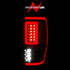 ANZO 19-22 Ford Ranger Full LED Taillights w/ Lightbar Sequential Signal Black Housing/Smoke Lens