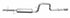 Gibson 04-22 Toyota 4Runner LImited 4.0L 2.5in Cat-Back Single Exhaust - Aluminized