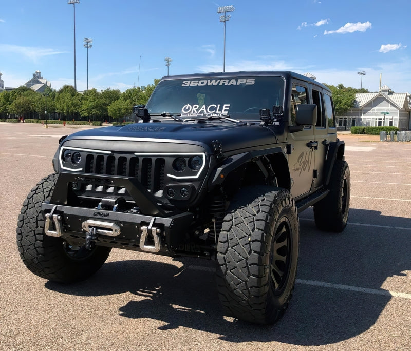 ORACLE Lighting VECTOR PRO-Series Full LED Grill for Jeep Wrangler JL/JT 5837-PRO