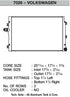 CSF 06-09 Volkswagen Golf/GTI / 06-09 Volkswagen Jetta/GLI Radiator