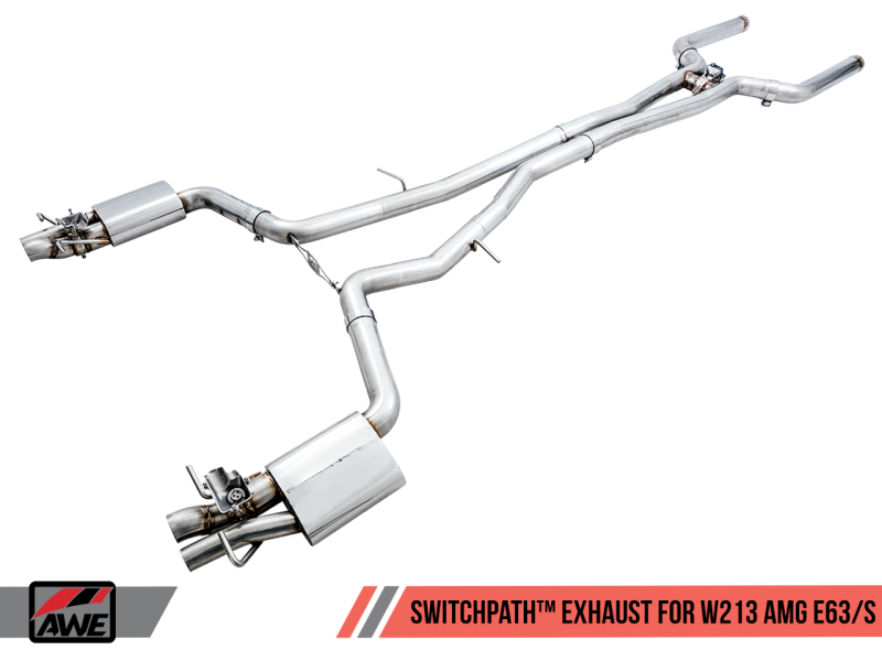 AWE Tuning SwitchPath Exhaust System for DPE Cars for Mercedes-Benz W213 AMG E63/S Sedan/Wagon 3025-31044