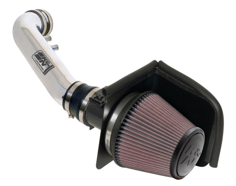 K&N Typhoon Short Ram Cold Air Intake - High-flow for 01-04 Ford Mustang GT 4.6L Polished 69-3521TP