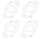 Cometic Nissan CA18 DET .030 inch DOHC Exhaust Gasket (4 pcs per Kit)