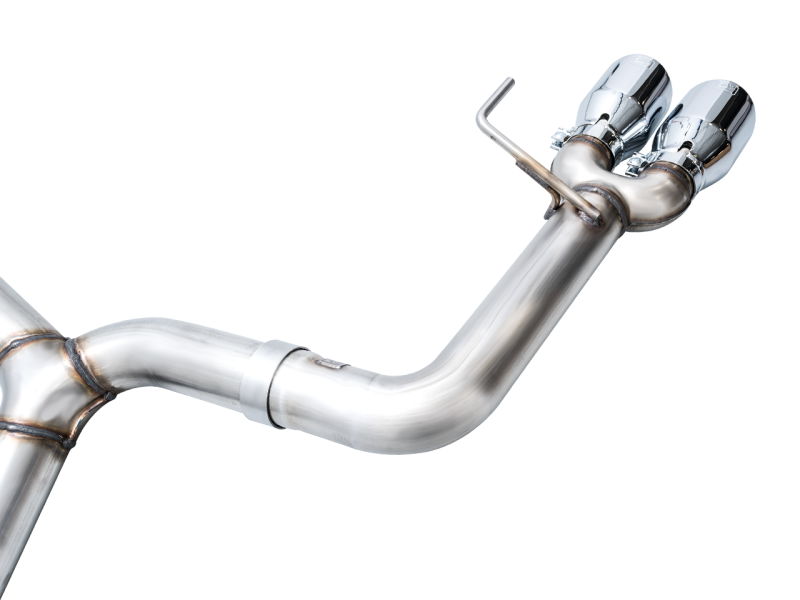 AWE Tuning Track Edition Exhaust - Chrome Silver Tips for 2022+ VB Subaru WRX 3020-42979