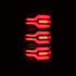 AlphaRex Luxx-Series LED Tail Lights Black/Red for 19-21 Dodge Ram 1500 640050