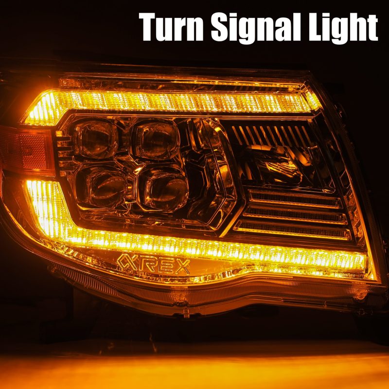 AlphaRex NOVA LED Projector Headlights Plank Style Black for 05-11 Toyota Tacoma 880744