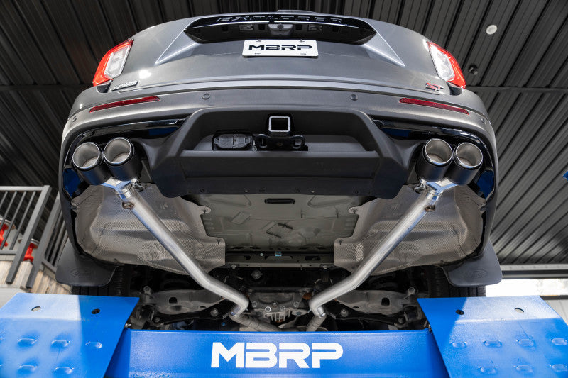 MBRP 2.5" Axle-Back, Dual Rear Exit, 20-21 Ford Explorer ST 3.0L EcoBoost w/ Quad CF Tips S52033CF