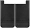 Husky Liners Universal 12in Wide Black Rubber Rear Mud Flaps w/o Weight