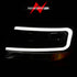 ANZO 99-04 Jeep Grand Cherokee Crystal Headlights - w/ Light Bar Black Housing