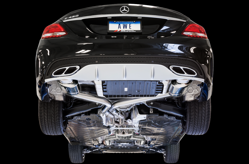 AWE Tuning Touring Edition Exhaust for Mercedes-Benz W205 C450 AMG / C400 3015-31012