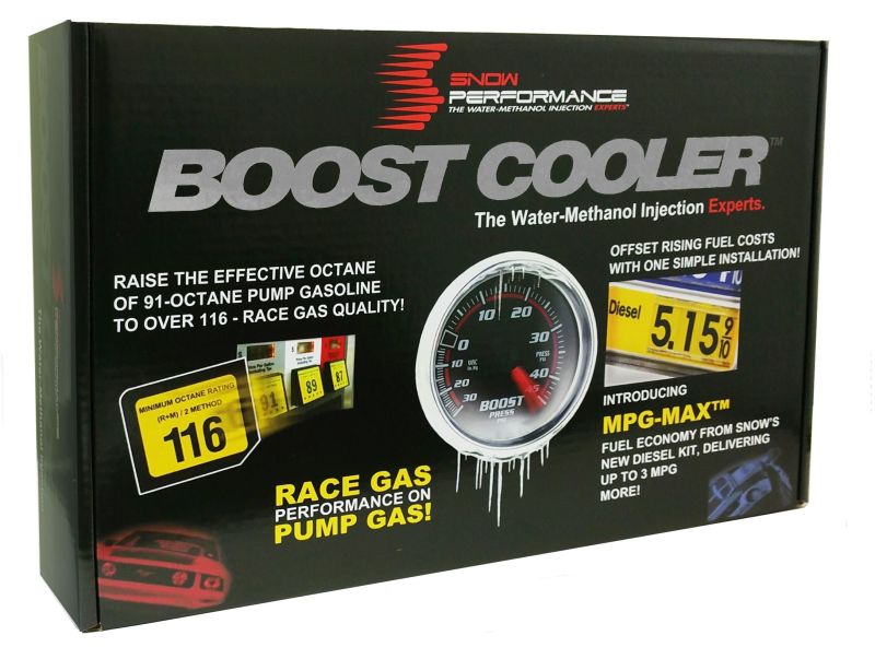 Snow Performance Stg 2 Boost Cooler F/I Prog. Water Injection Kit (SS Braided Line 4AN Fittings)